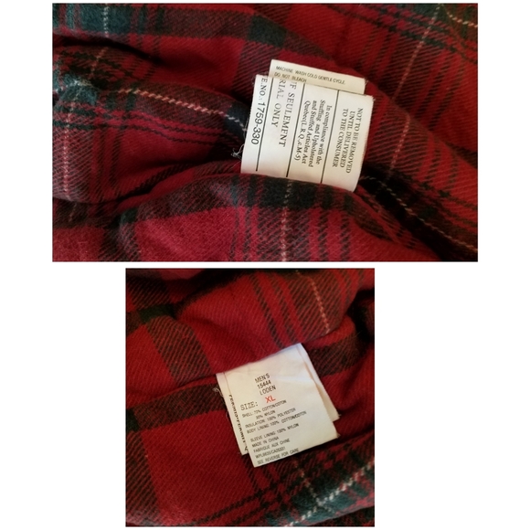 Woolrich Men's Bomber Jacket Thermal Fleece Lined Olive Green Size XL - Picture 16 of 17